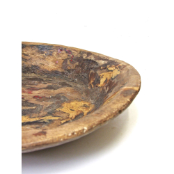 Misa z drewna egzotycznego Brąz 38cm